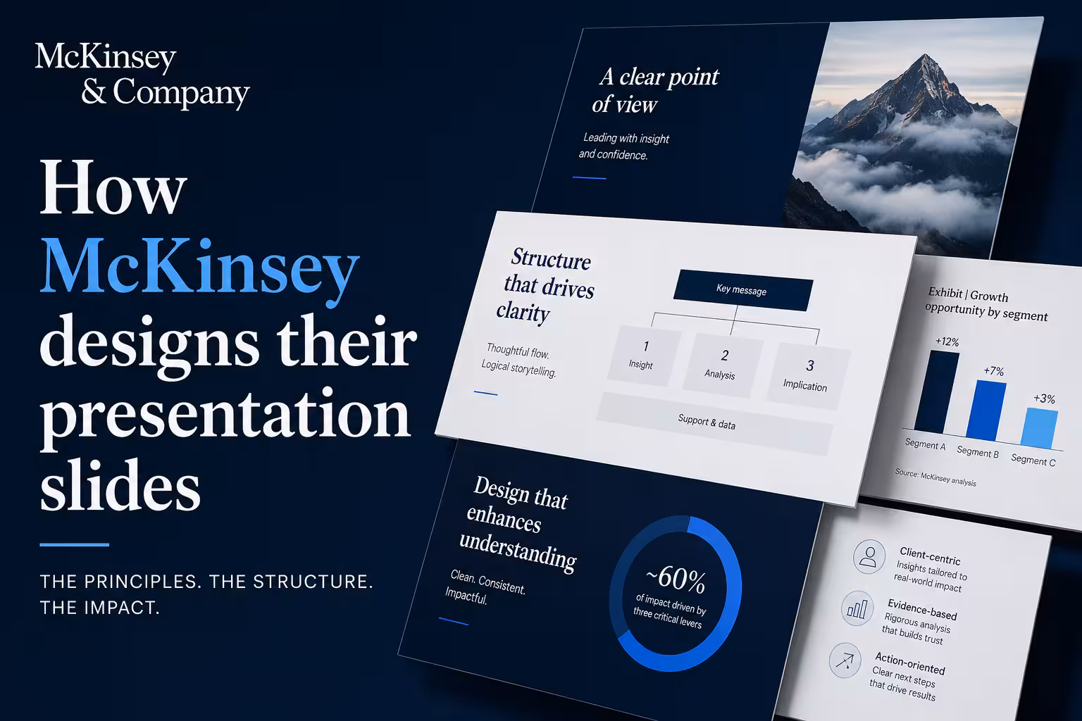 How McKinsey designs their presentation slides