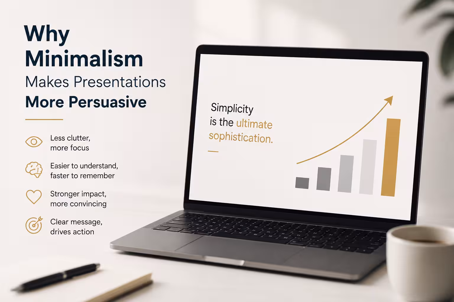 Why Minimalism Makes Presentations More Persuasive