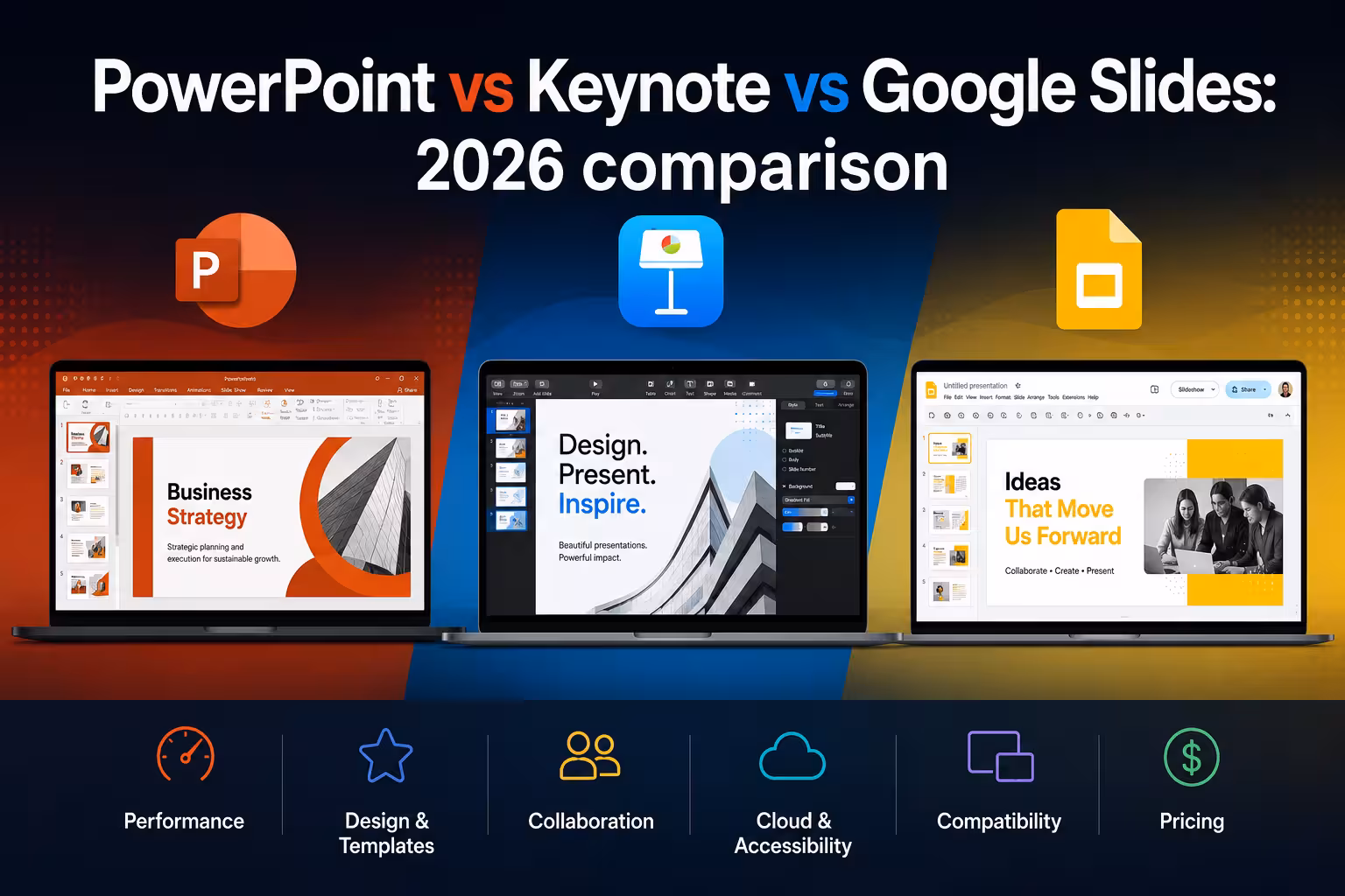 PowerPoint vs Keynote vs Google Slides: Which Wins?