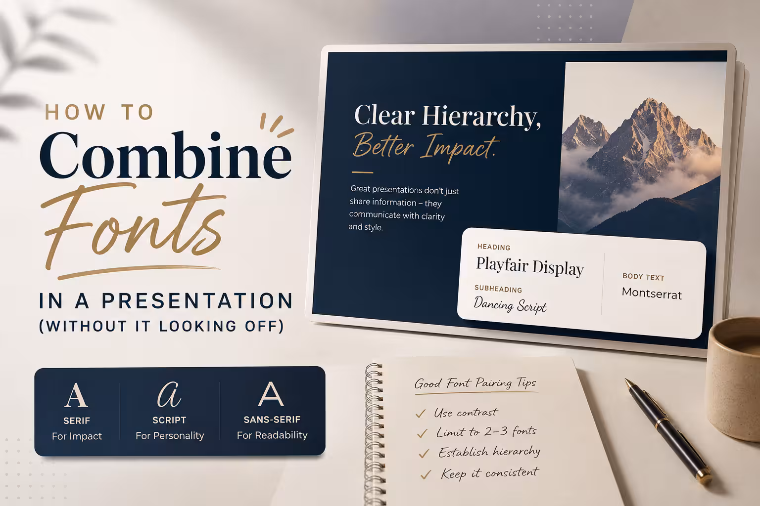 How to Combine Fonts in a Presentation (Without It Looking Off)