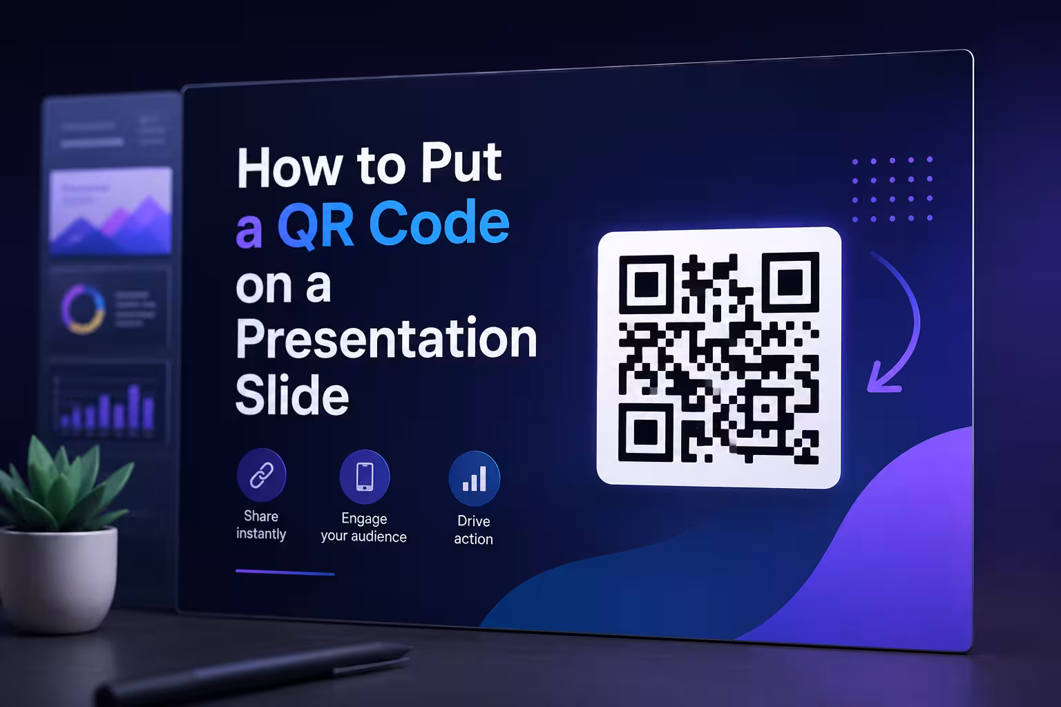 How to Put a QR Code on a Presentation Slide