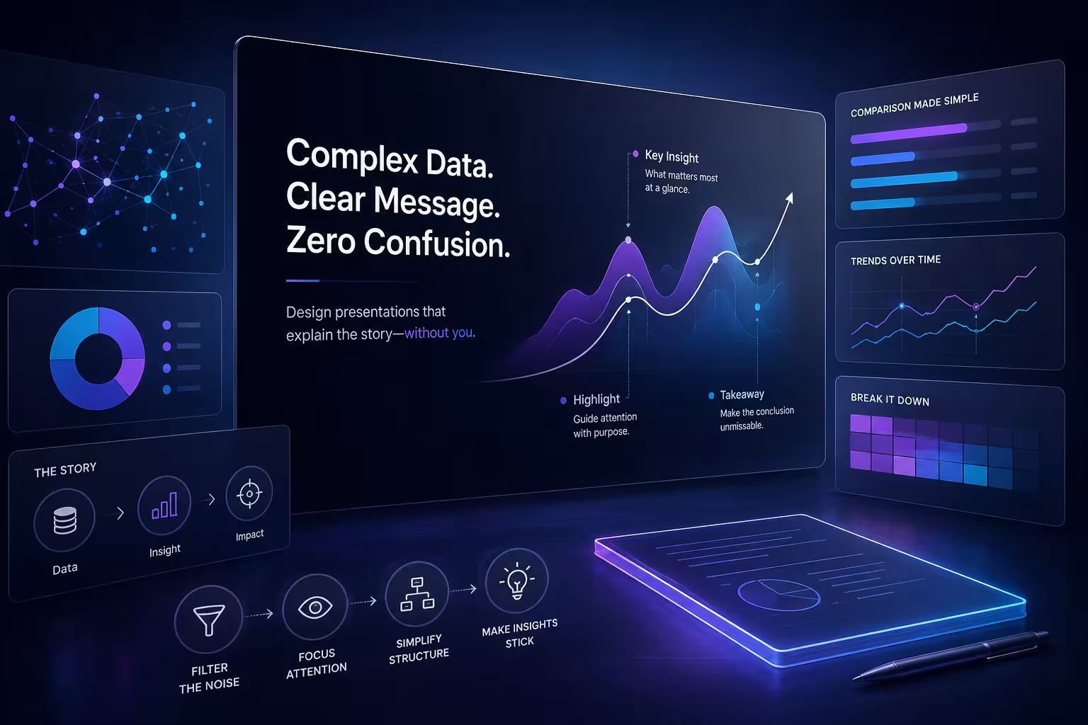 How to Design a Presentation That Explains Complex Data Without You in the Room