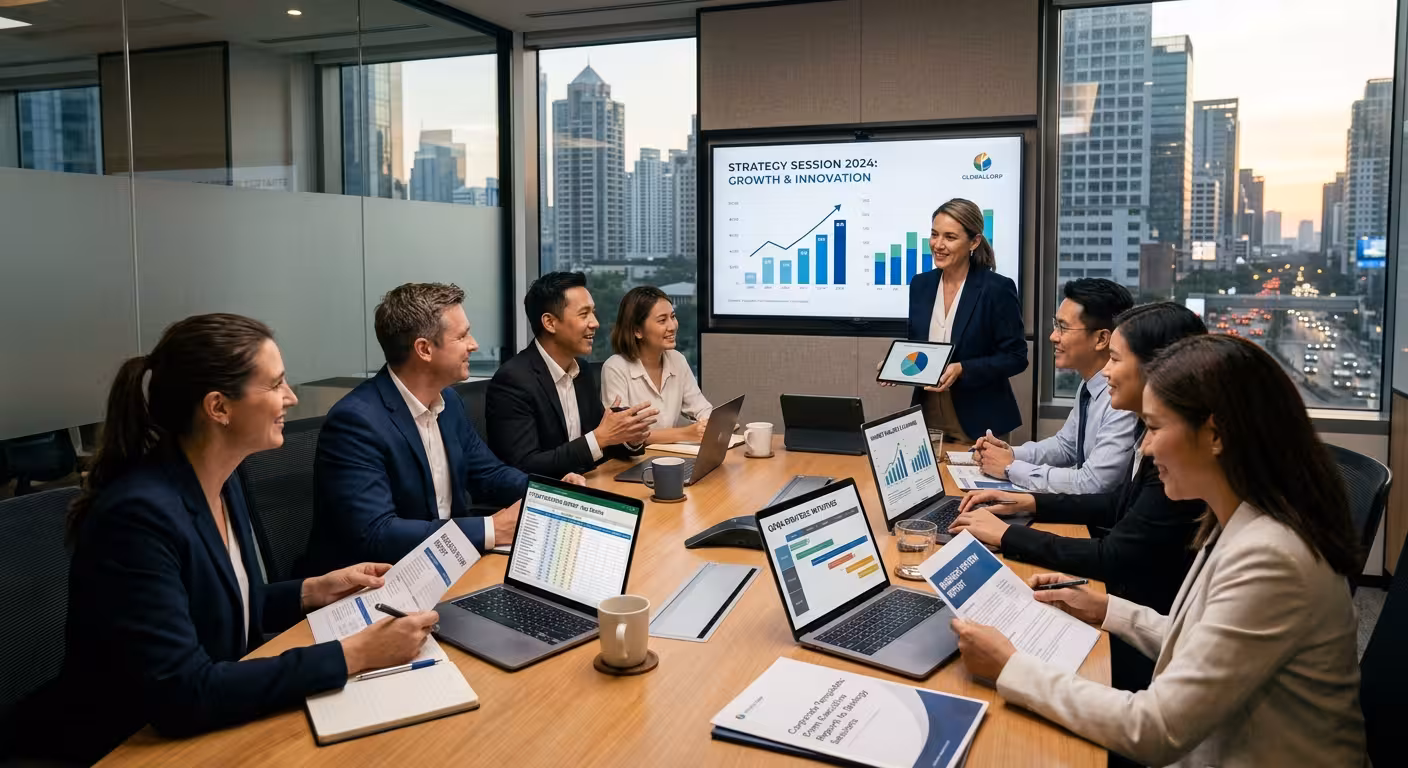 Corporate Templates: From Executive Reports to Strategy Sessions