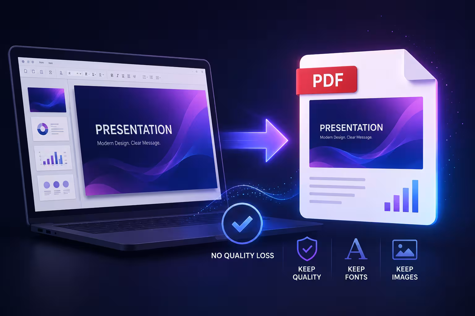 How to Export a Presentation to PDF Without Losing Quality