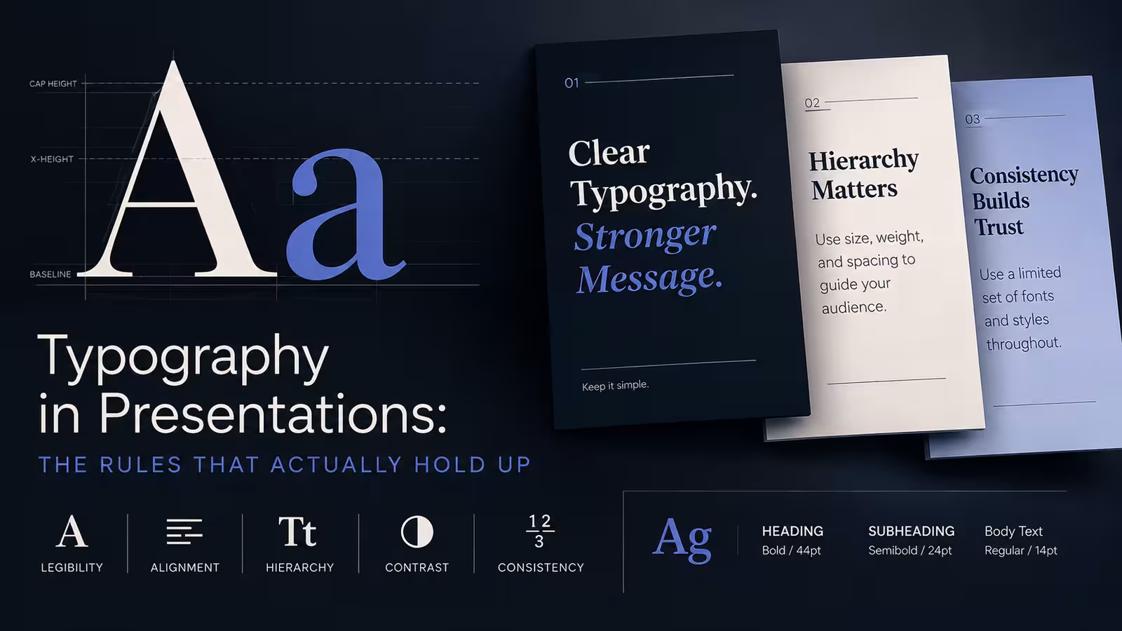 Typography in Presentations: The Rules That Actually Hold Up