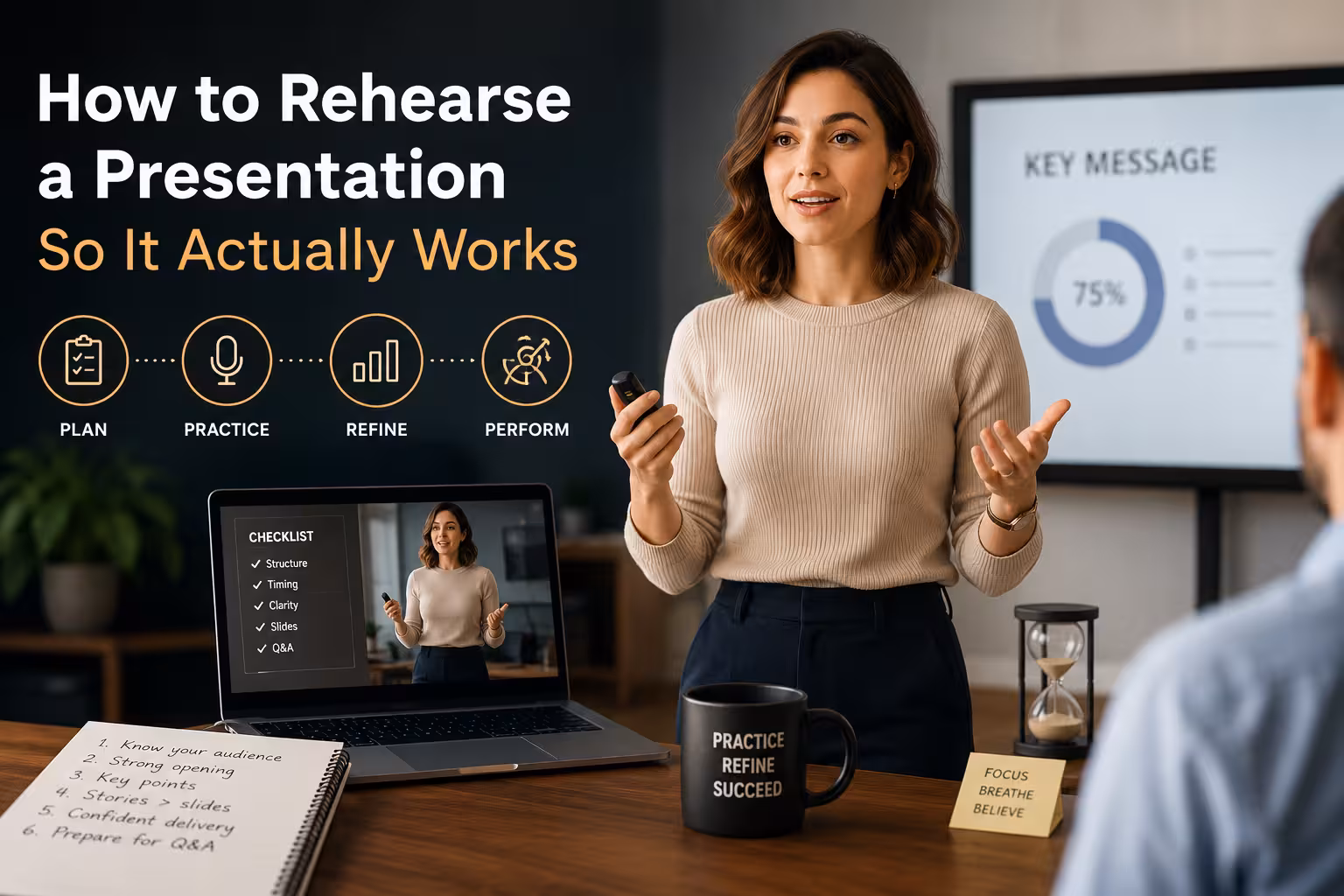 How to Rehearse a Presentation So It Actually Works