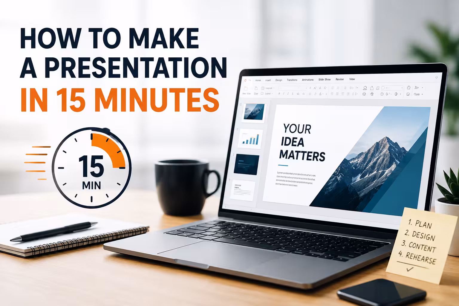 How to Make a Presentation in 15 Minutes