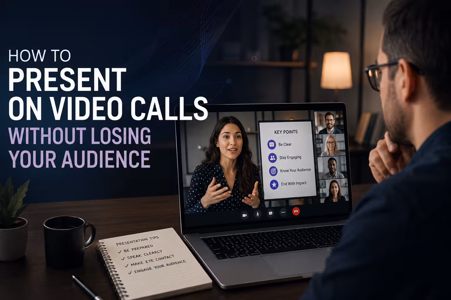 How to Present on Video Calls Without Losing Your Audience