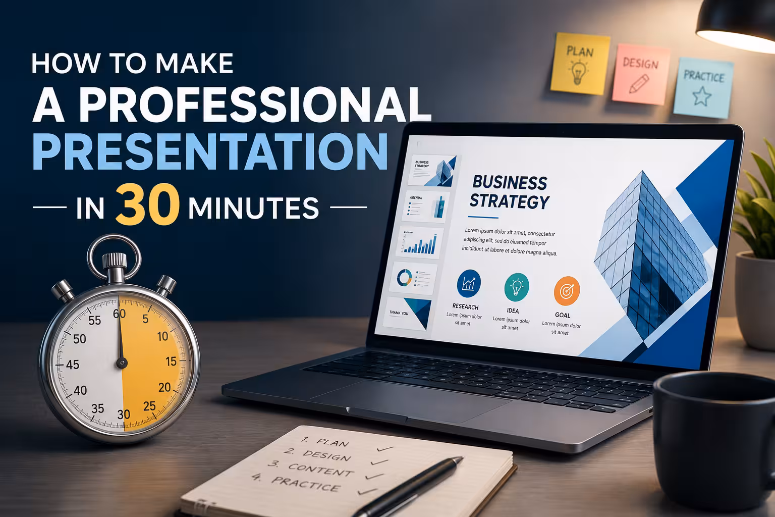 How to Make a Professional Presentation in 30 Minutes