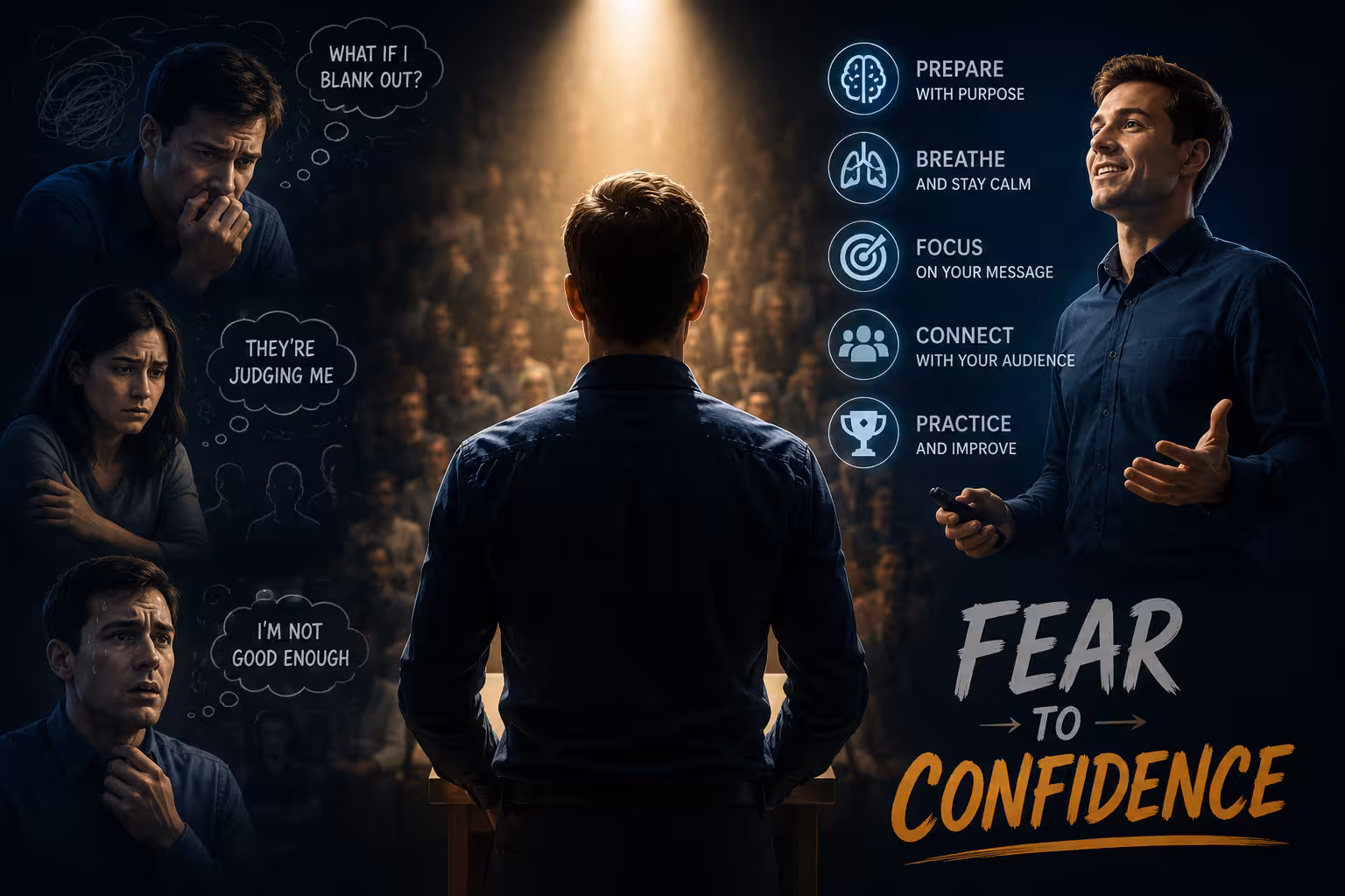 The Most Common Public Speaking Fears (and How to Actually Beat Them)
