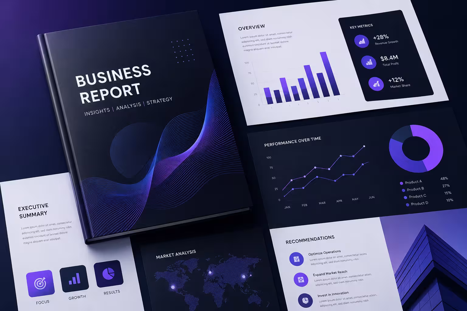 How to Design a Business Report in a Modern Style