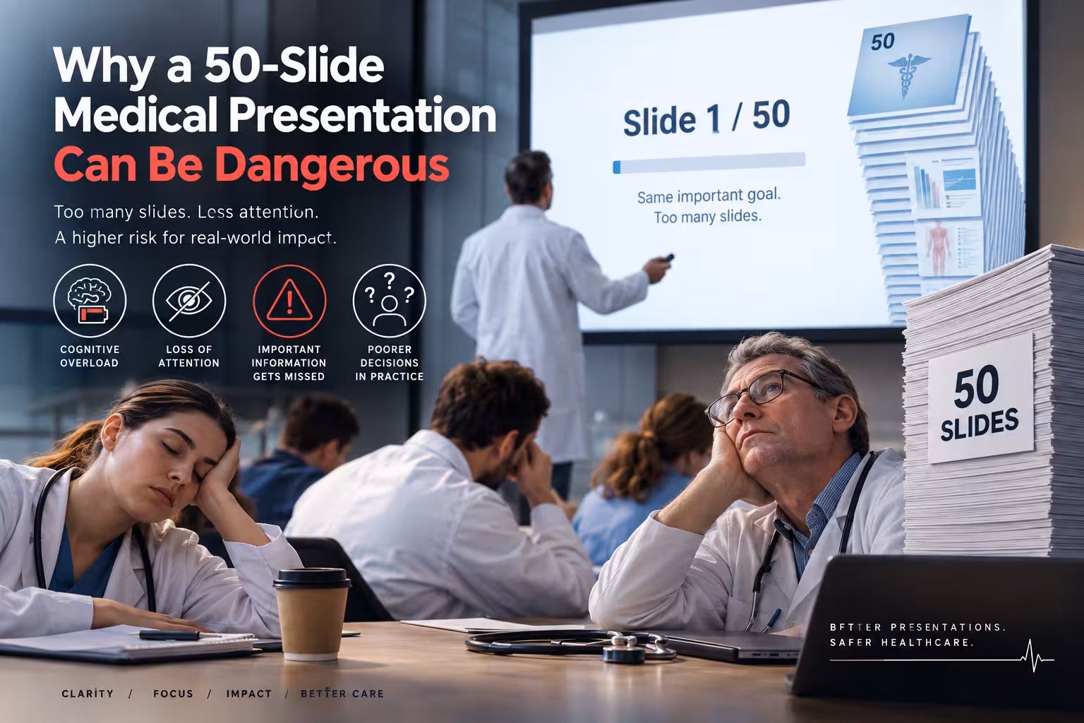Why a 50-Slide Medical Presentation Can Be Dangerous
