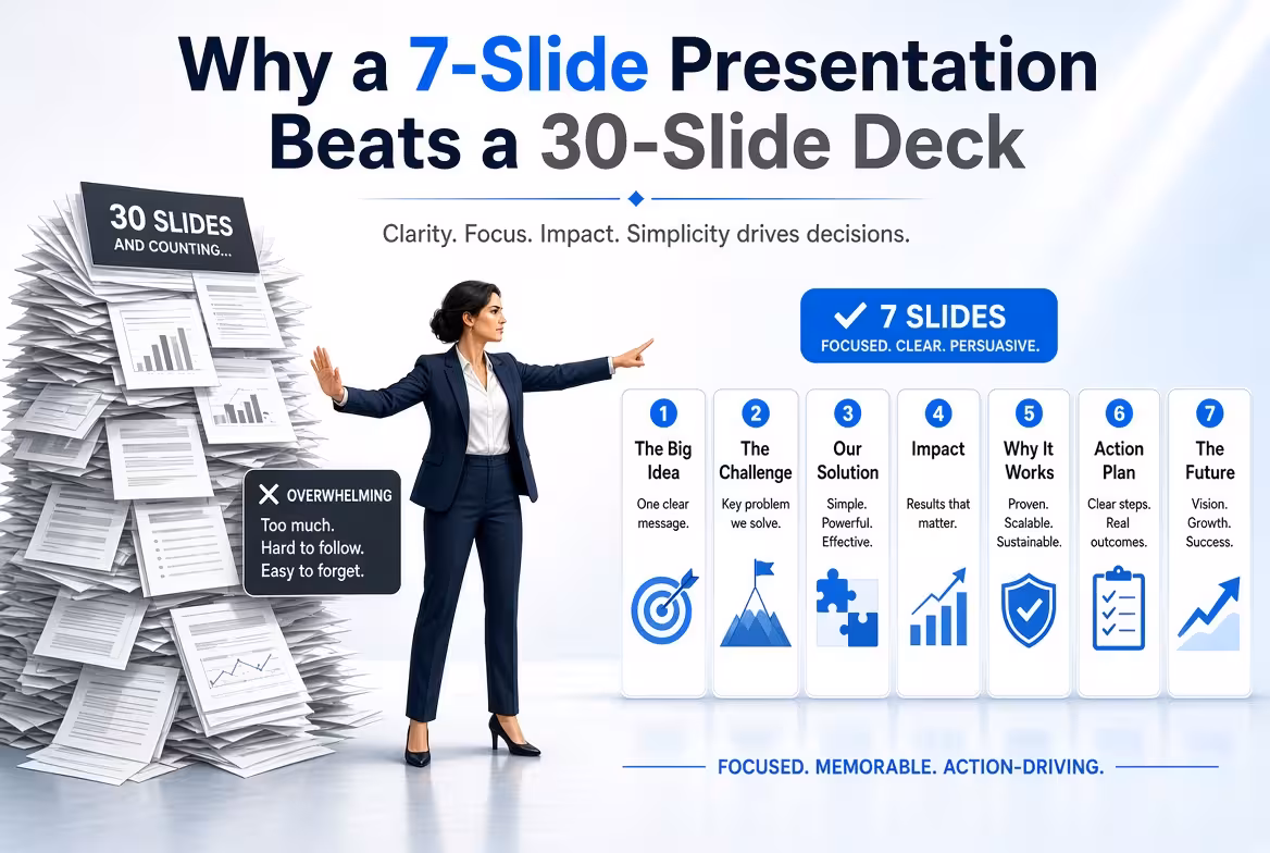 Why a 7-Slide Presentation Beats a 30-Slide Deck