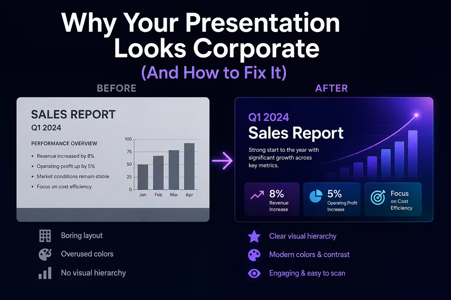 Why Your Presentation Looks Corporate (And How to Fix It)