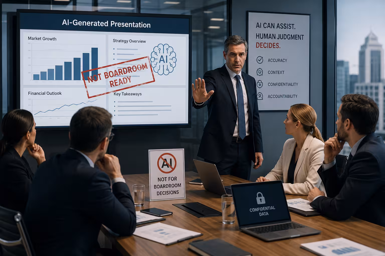Why Some Companies Are Restricting AI-Generated Slides From the Boardroom