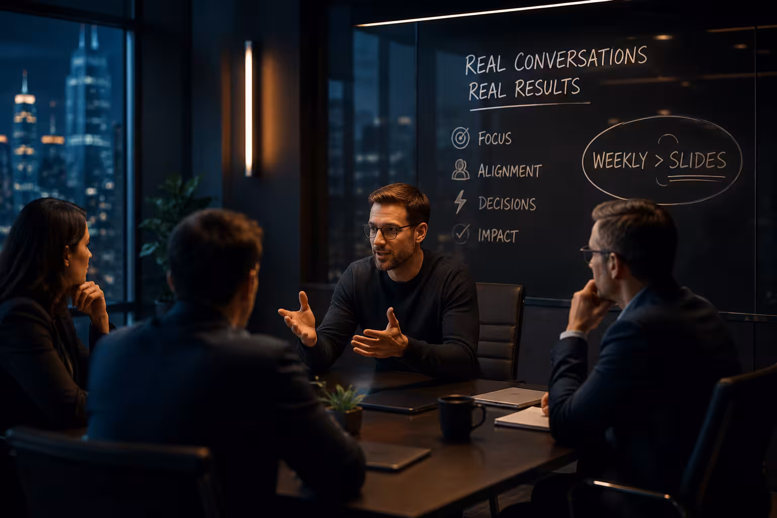 Why the Best CEOs Ditch Slides for Weekly Meetings