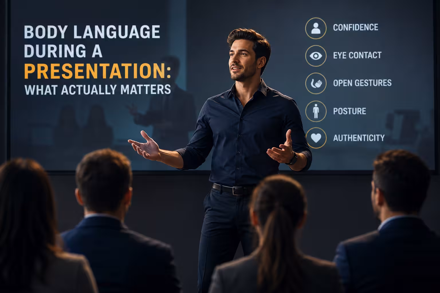 Body Language During a Presentation: What Actually Matters