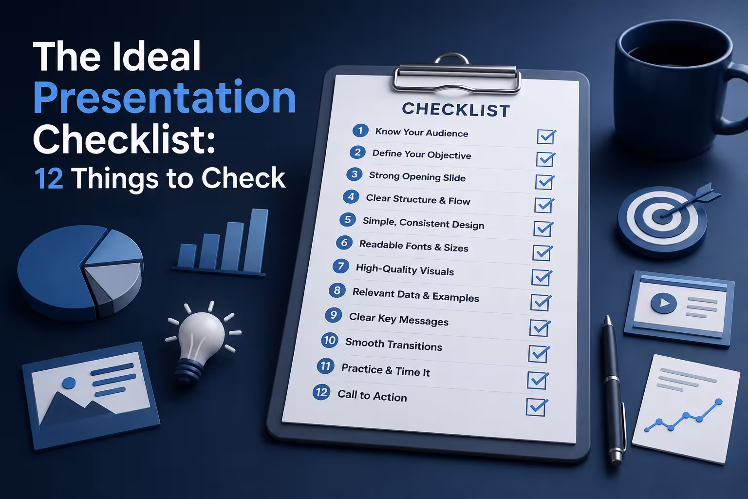 The Ideal Presentation Checklist: 12 Things to Check