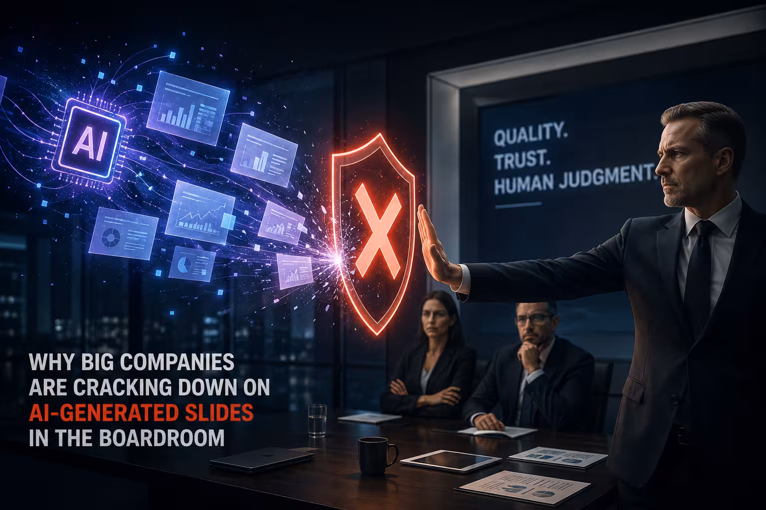 Why Big Companies Are Cracking Down on AI-Generated Slides in the Boardroom