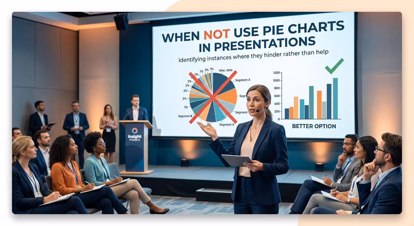 When Not to Use Pie Charts in Presentations?