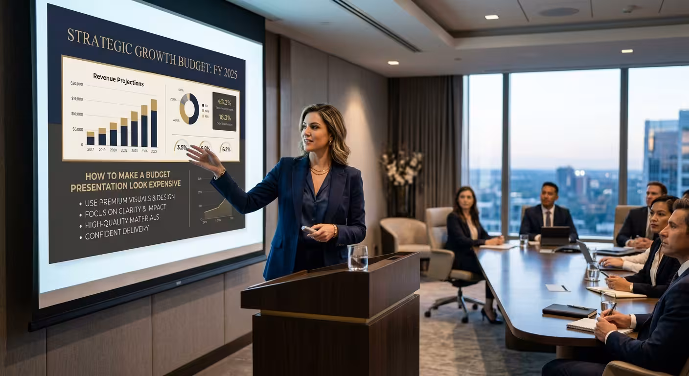 How to Make a Budget Presentation Look Expensive