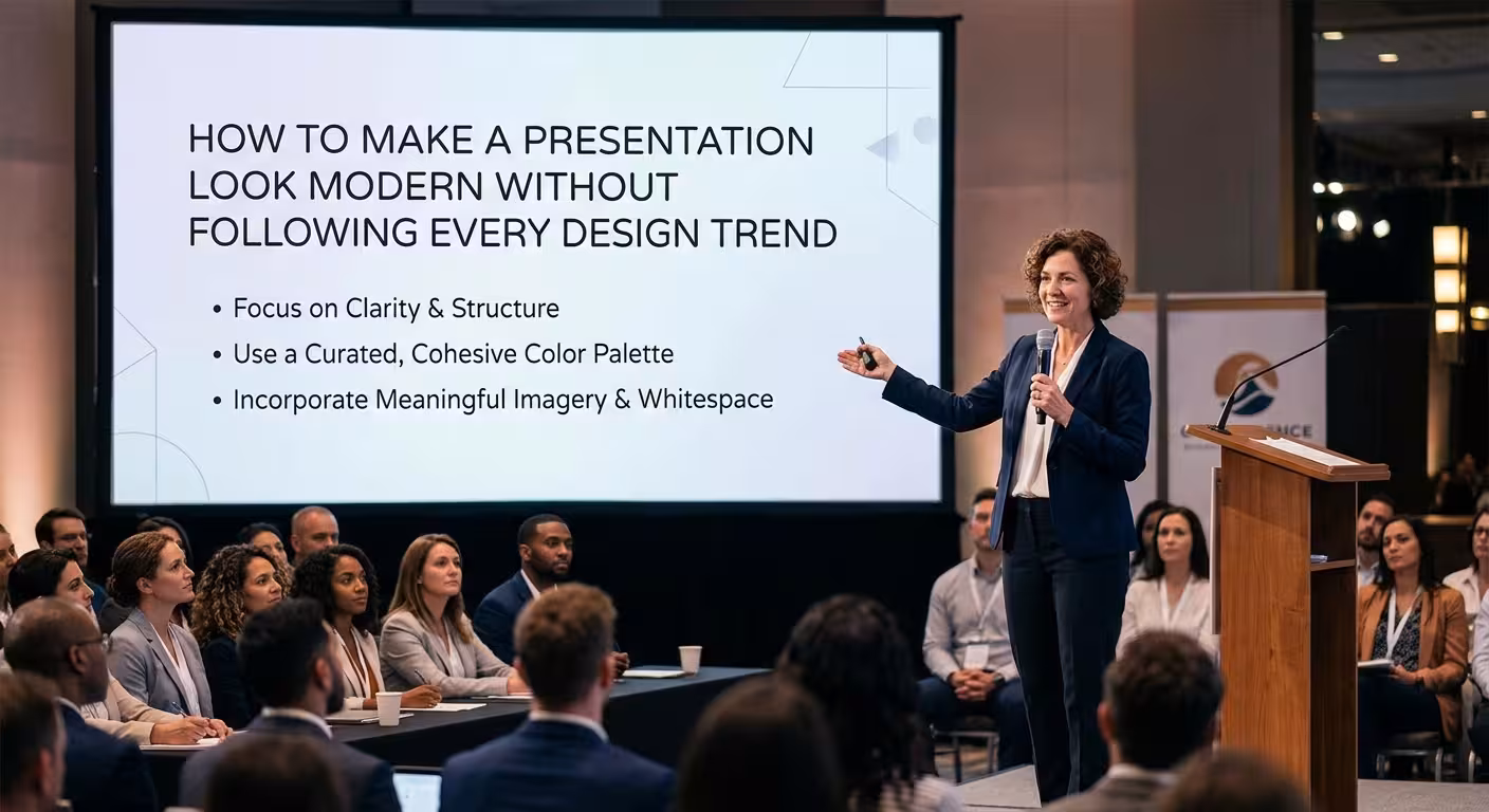 How to Make a Presentation Look Modern Without Following Every Design Trend