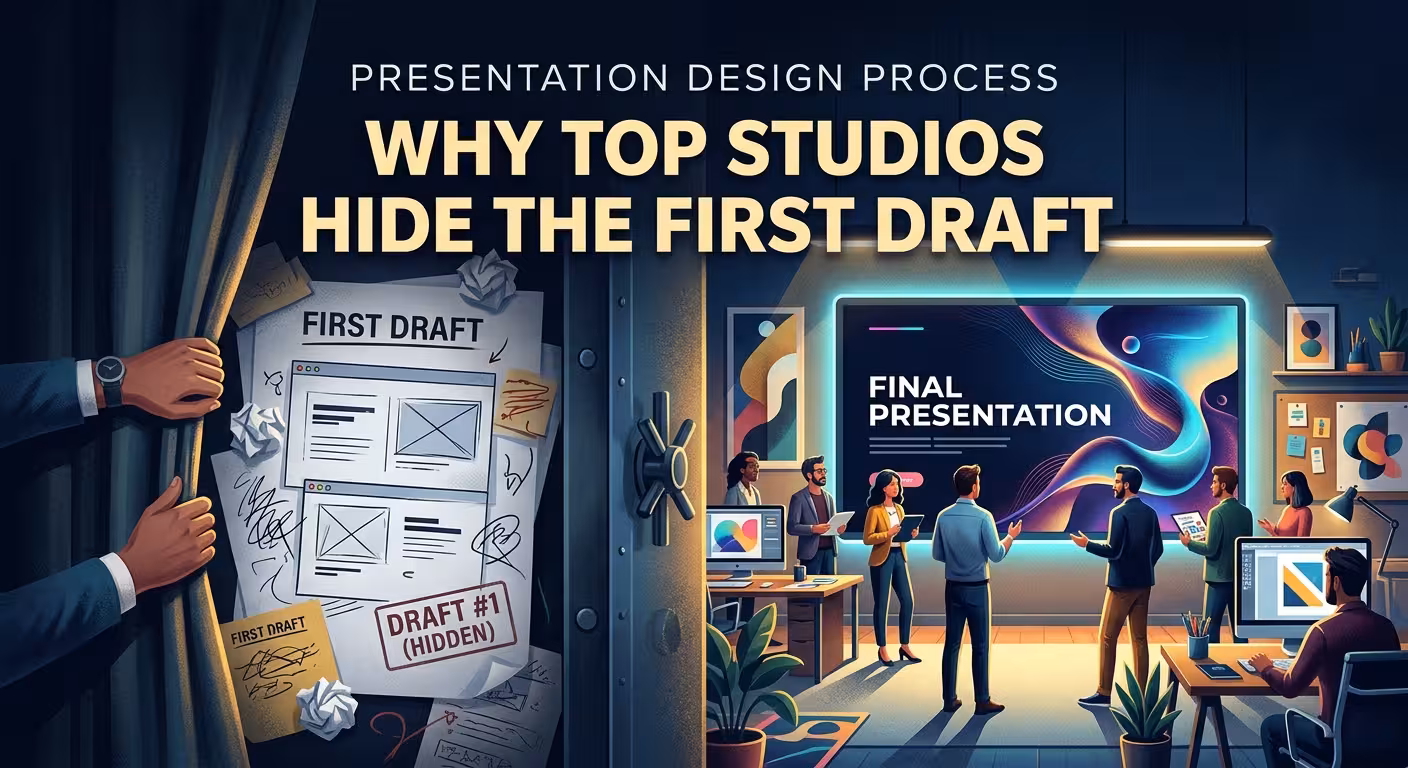 Presentation Design Process: Why Top Studios Hide the First Draft