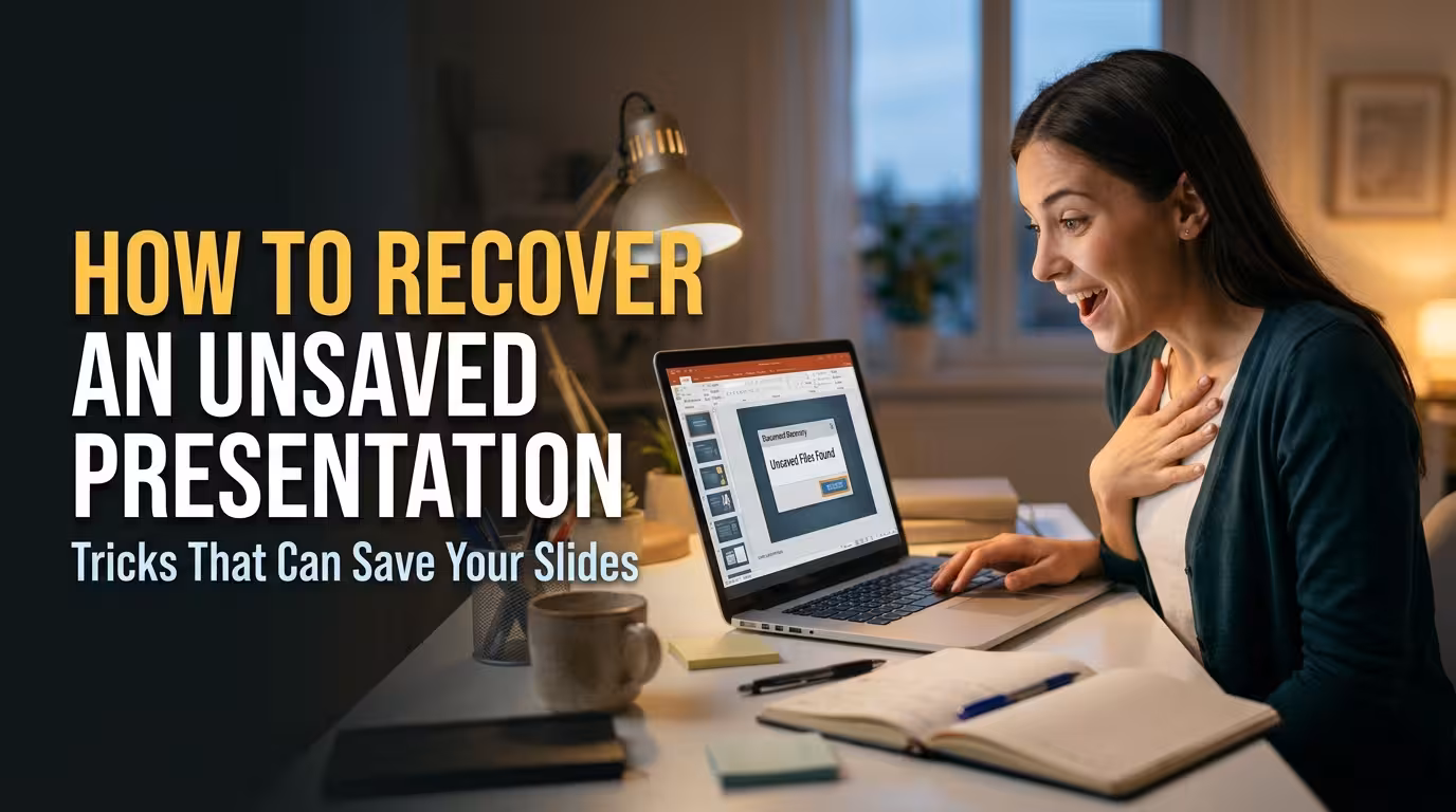 How to Recover an Unsaved Presentation: Tricks That Can Save Your Slides