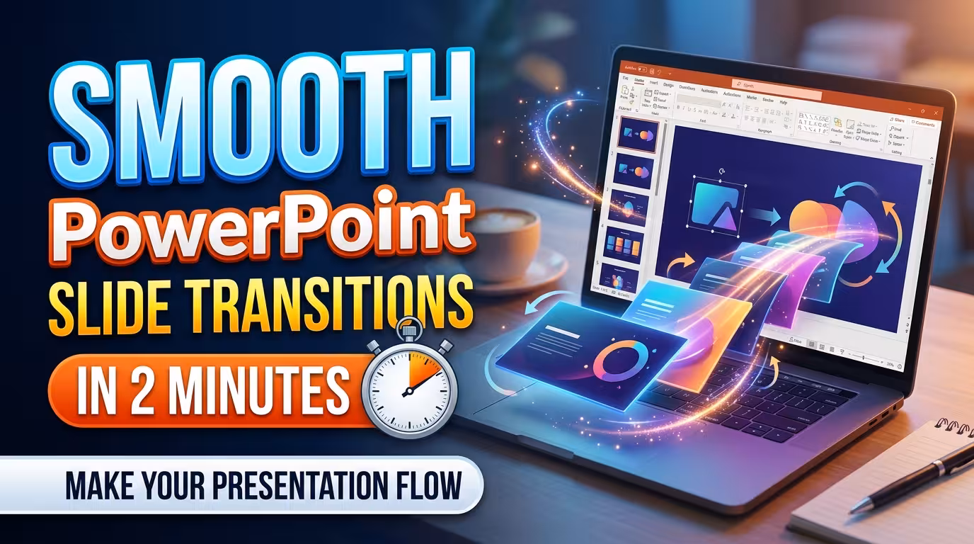 Smooth PowerPoint Slide Transitions in 2 Minutes: Make Your Presentation Flow