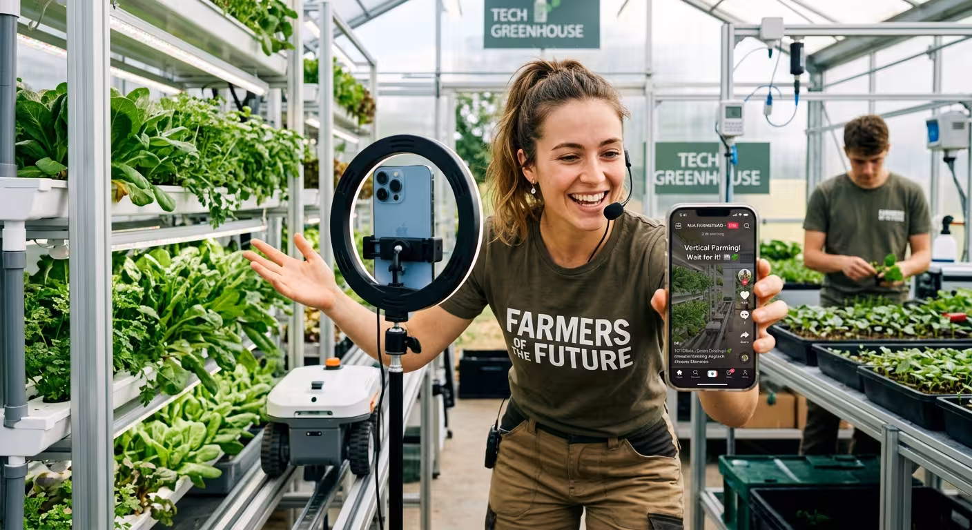 How to Present Modern Farming to the TikTok Generation