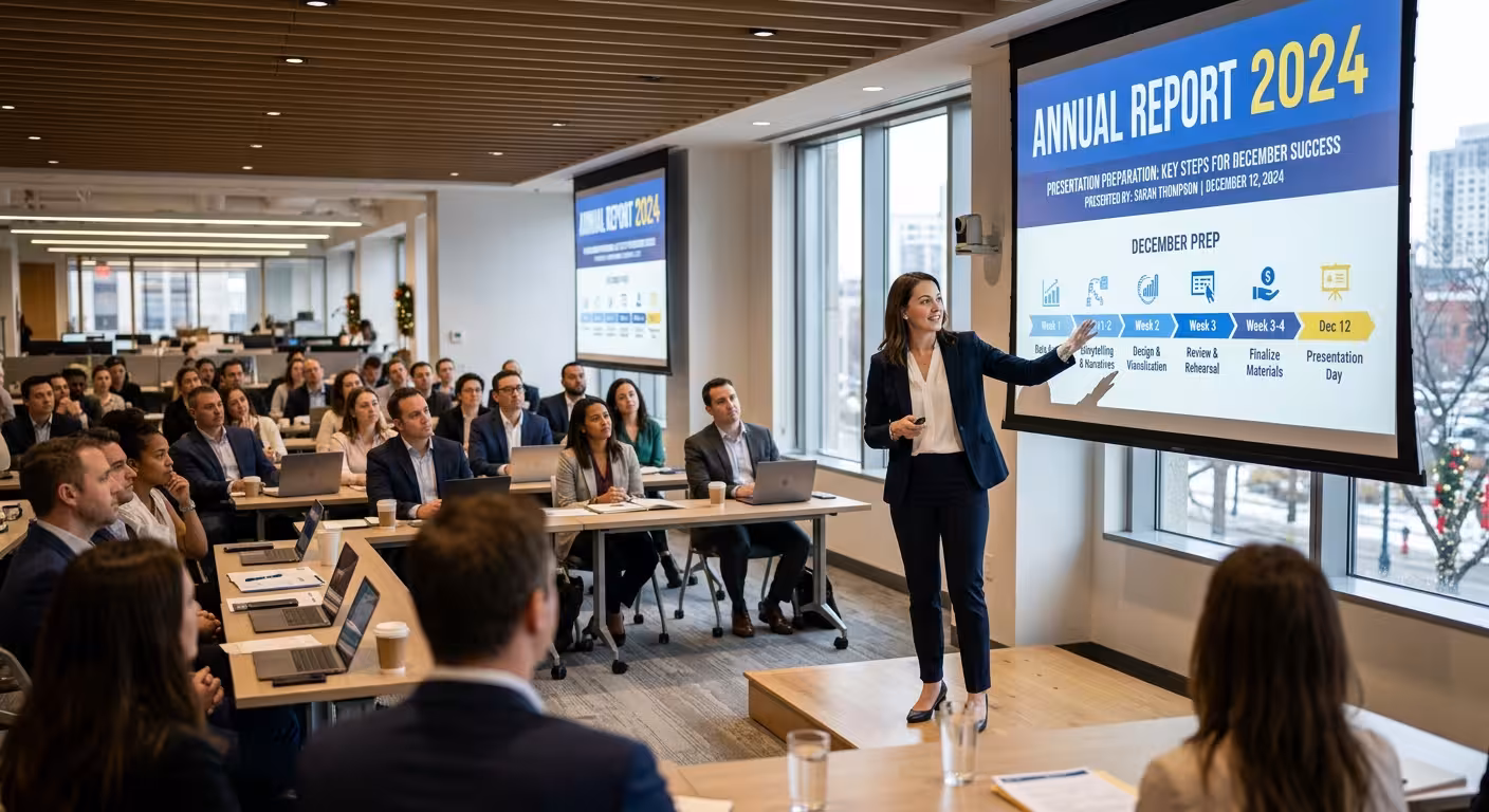 How to Prepare an Annual Report Presentation by December