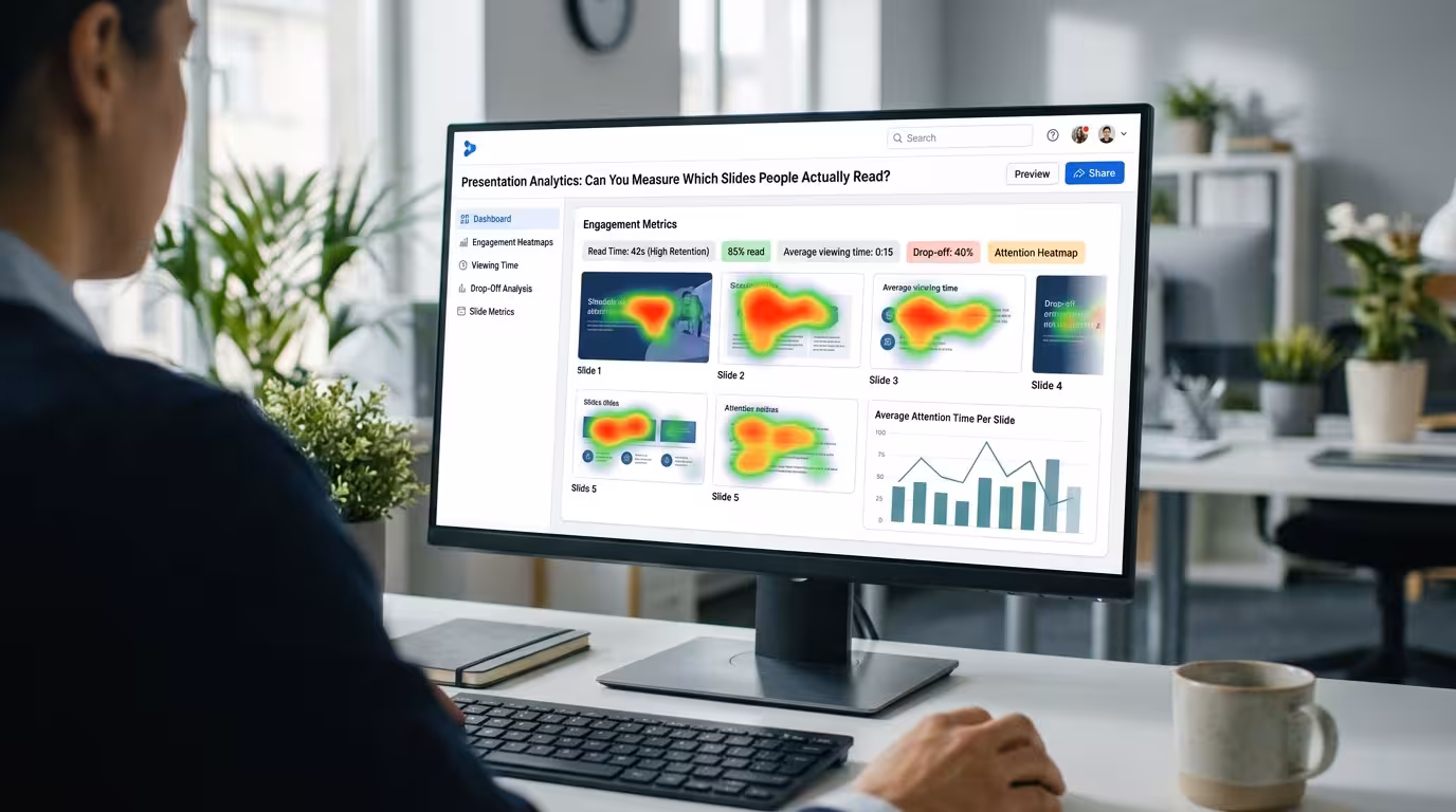 Presentation Analytics: Can You Measure Which Slides People Actually Read?