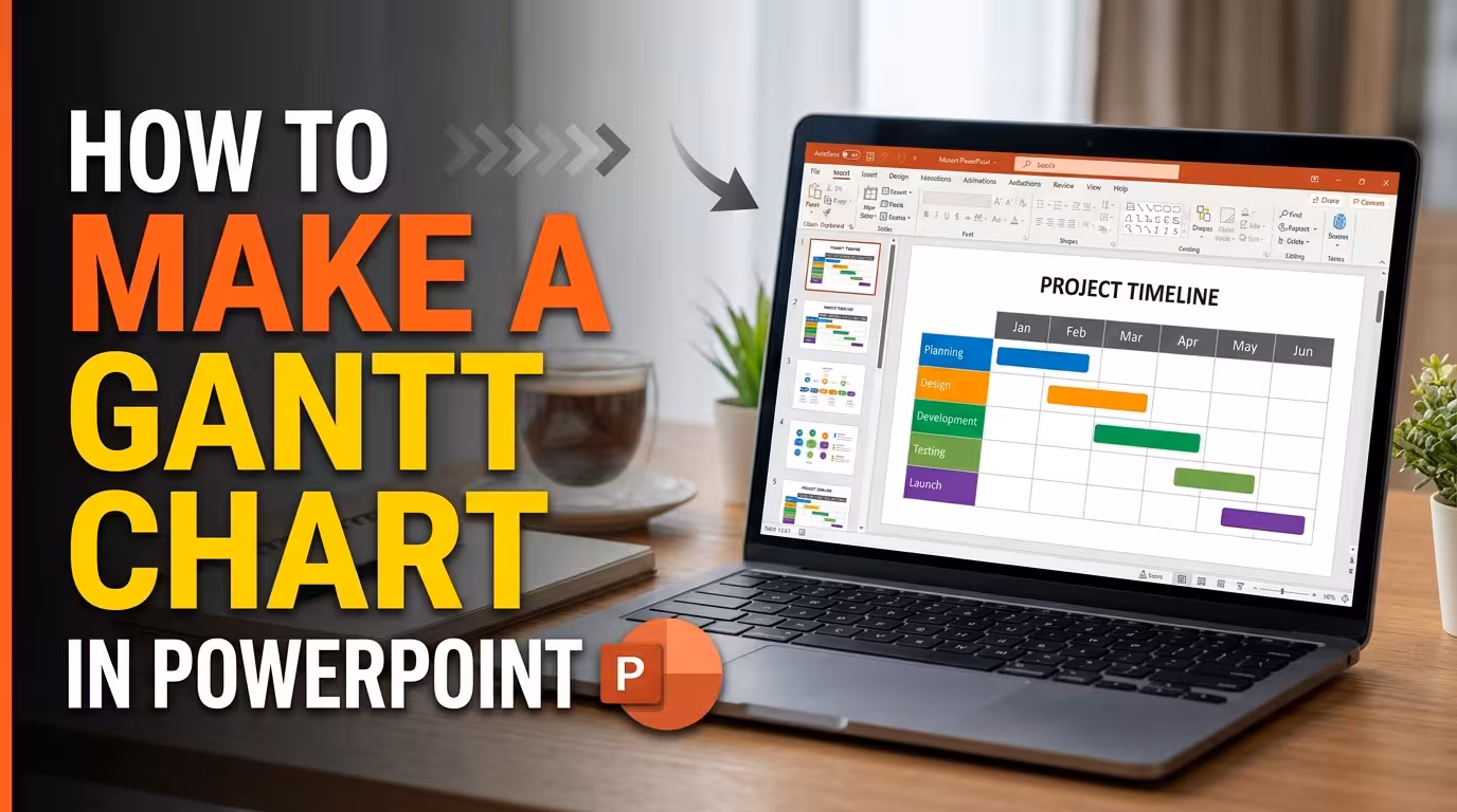 How to Make a Gantt Chart in PowerPoint