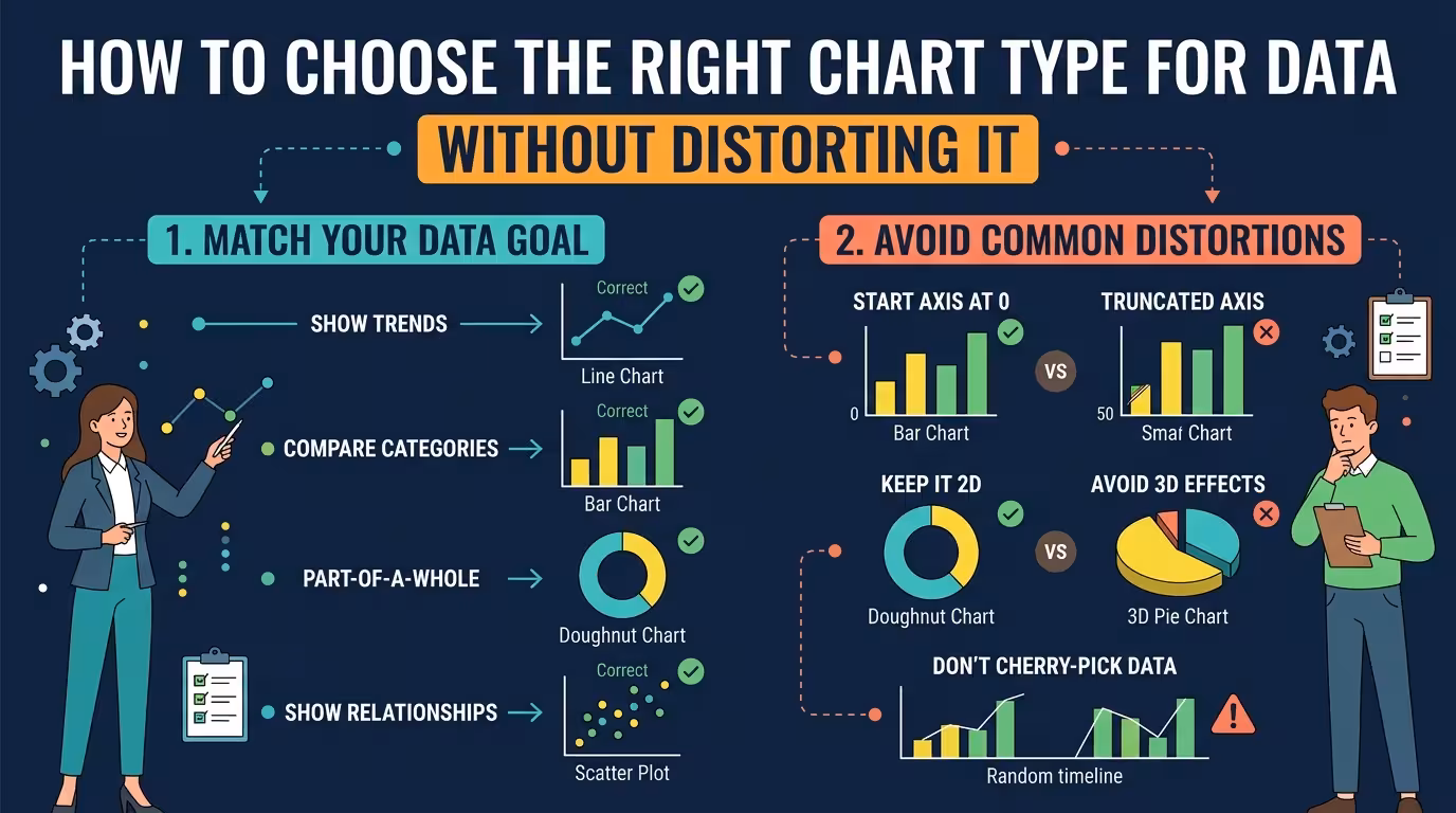 How to Choose the Right Chart Type for Data Without Distorting It