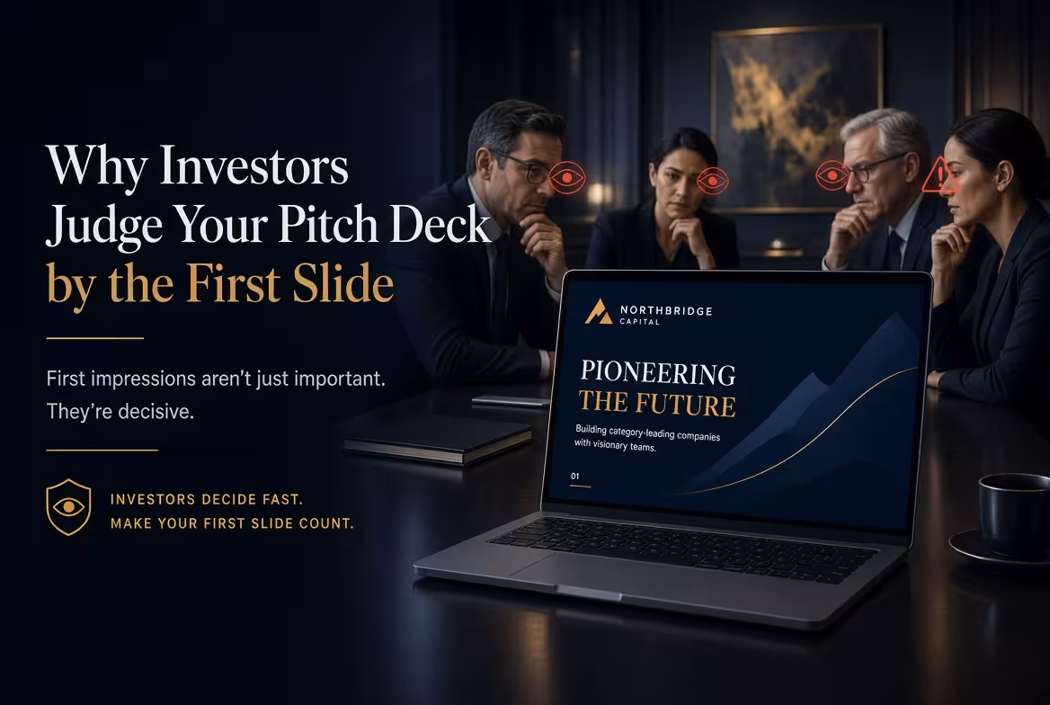 Why Investors Judge Your Pitch Deck by the First Slide