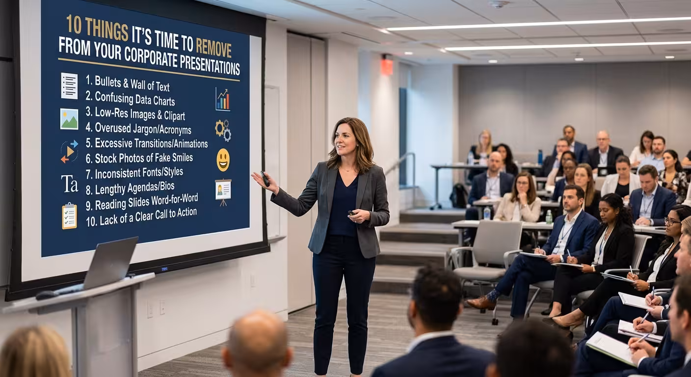 10 Things It's Time to Remove From Your Corporate Presentations