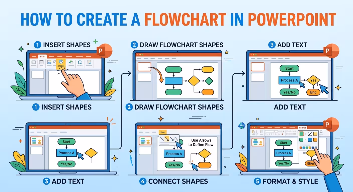 How to Create a Flowchart in PowerPoint