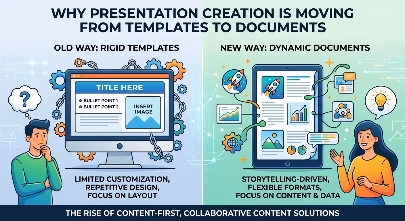Why Presentation Creation Is Moving From Templates to Documents