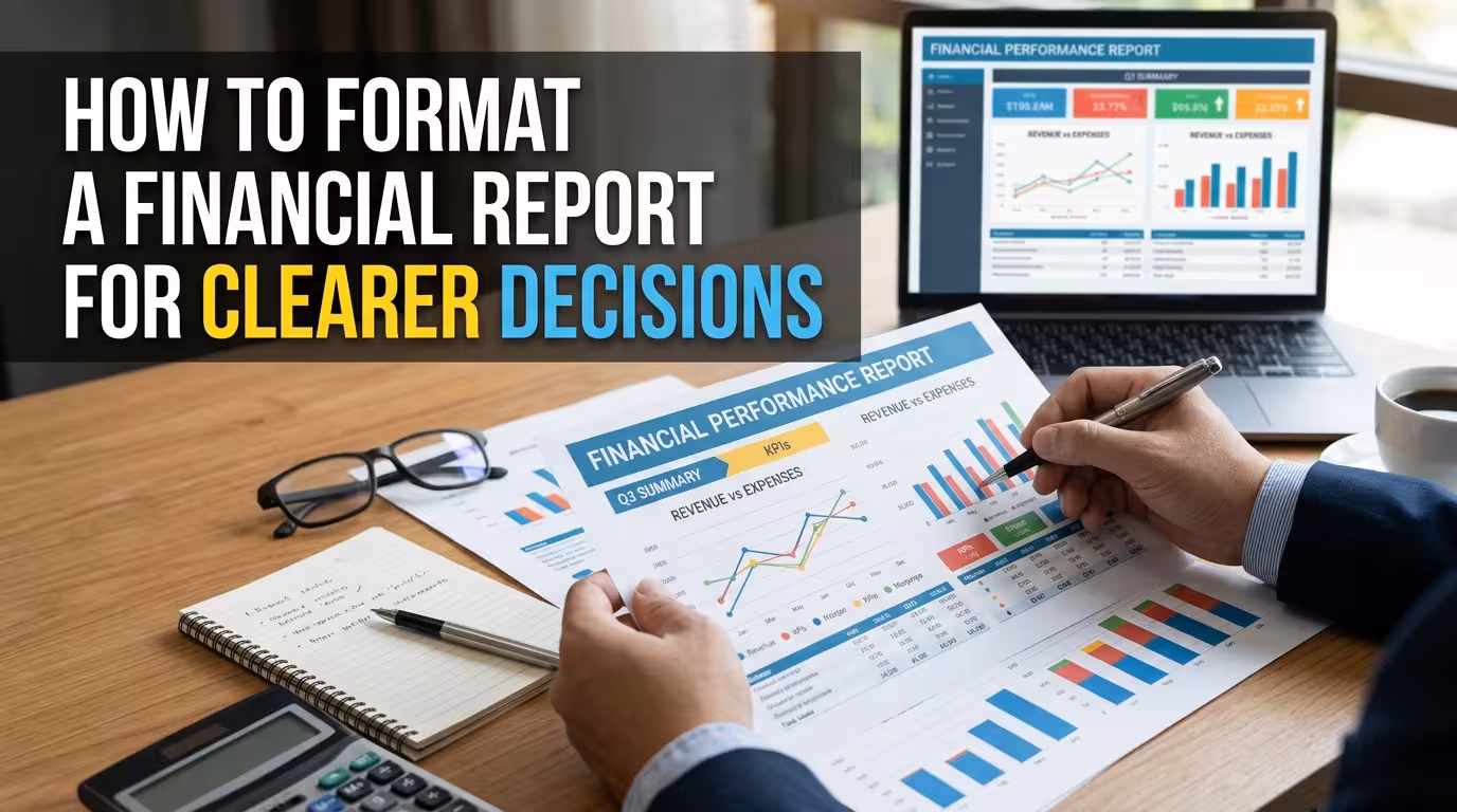 How to Format a Financial Report for Clearer Decisions