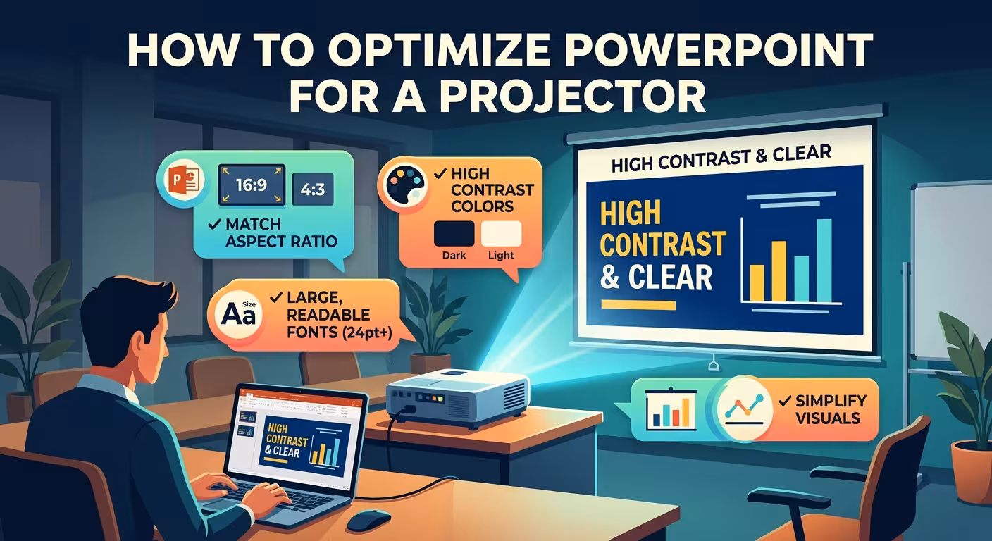 How to Optimize PowerPoint for a Projector