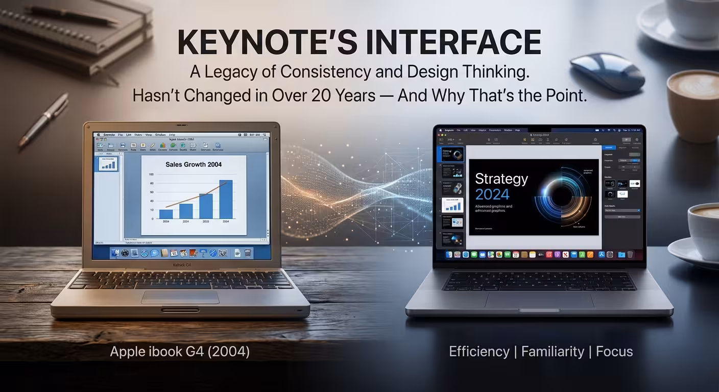Why Keynote's Interface Hasn't Changed in Over 20 Years — And Why That's the Point