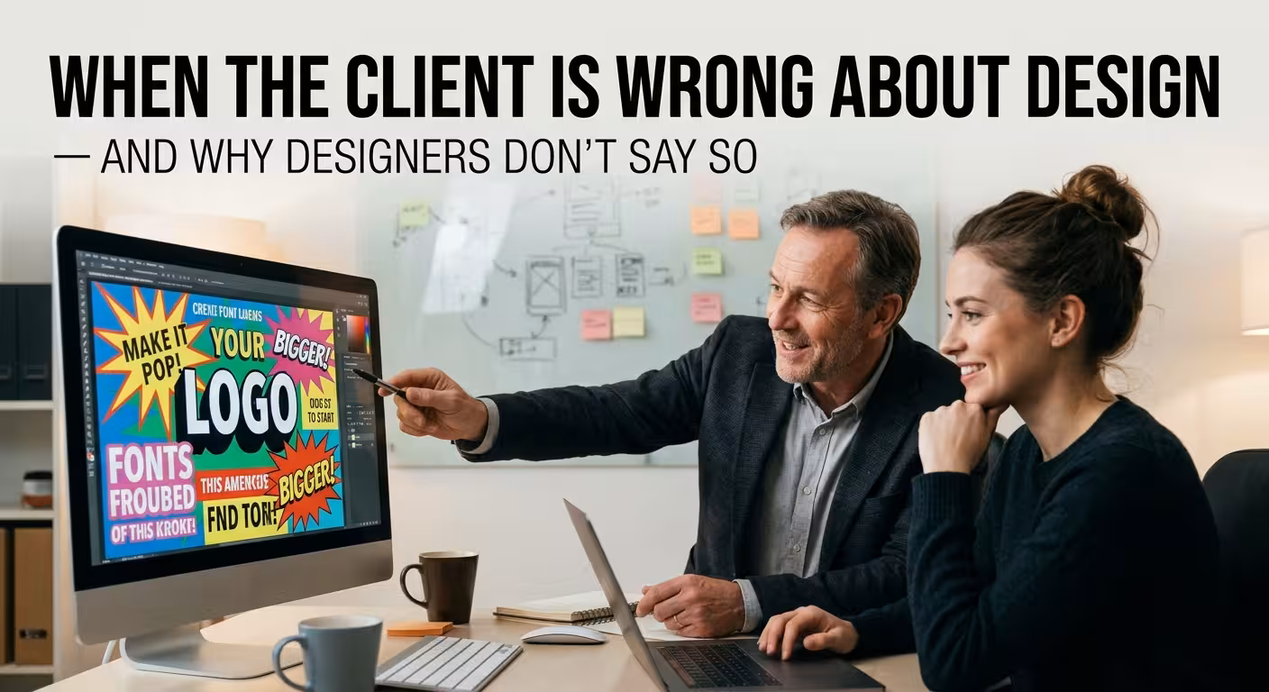 When the Client Is Wrong About Design — And Why Designers Don't Say So