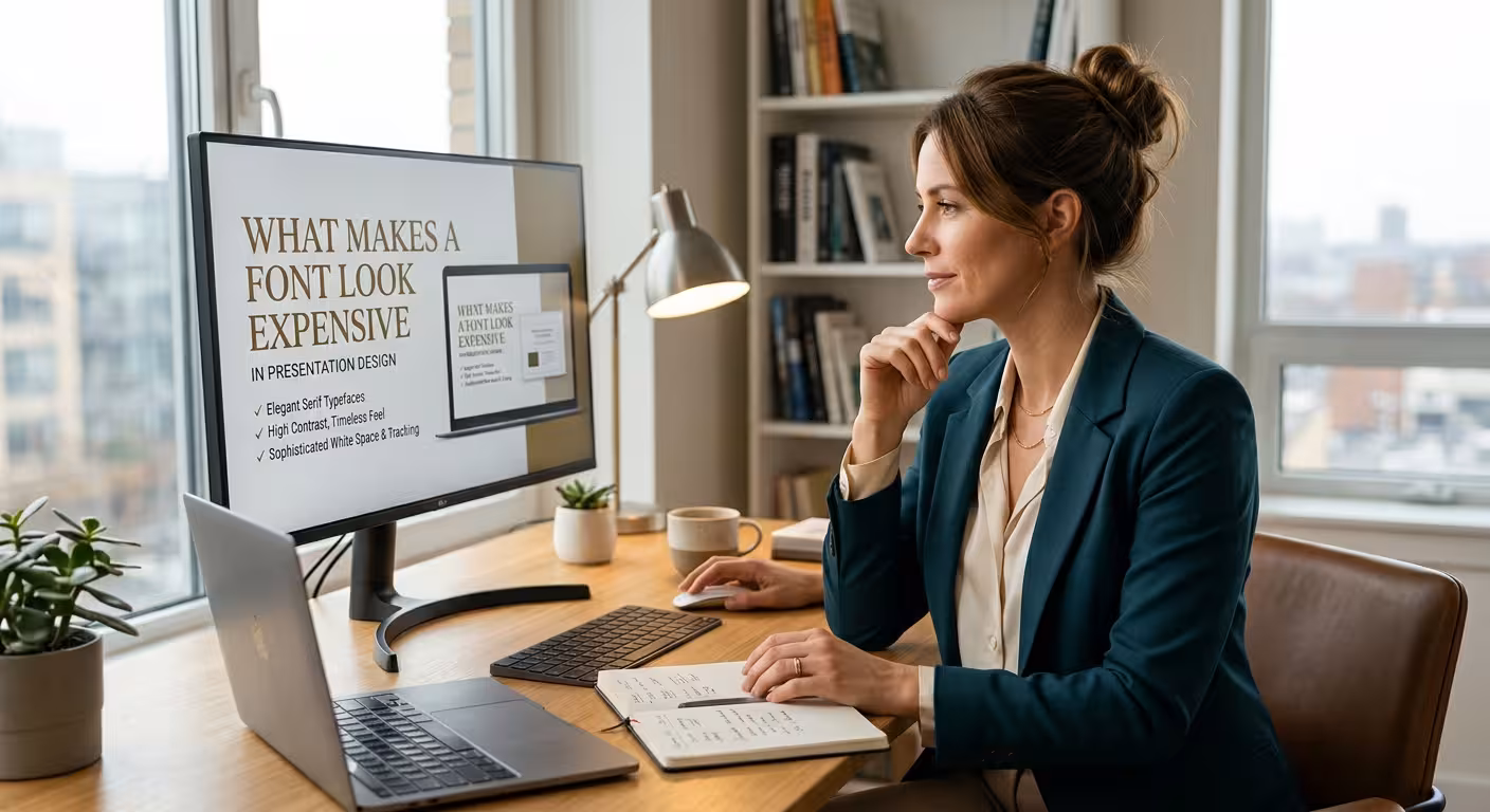 What Makes a Font Look Expensive in Presentation Design