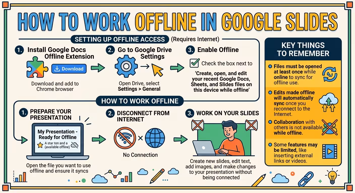 How to Work Offline in Google Slides
