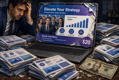 The Presentation Template Industry Sells the Illusion of Professionalism for $20