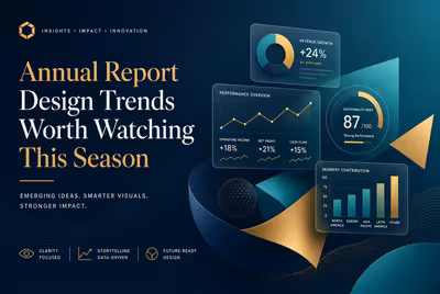 Annual Report Design Trends Worth Watching This Season