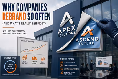 Why Companies Rebrand So Often (And What's Really Behind It)