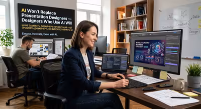 AI Won't Replace Presentation Designers — Designers Who Use AI Will