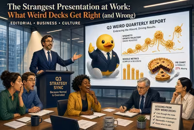 The Strangest Presentation at Work: What Weird Decks Get Right (and Wrong)