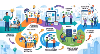 How to Visualize a Work Process Without It Looking Like a Flowchart Nobody Reads